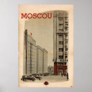 Moskou-reizen Poster