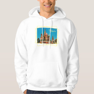 Moskou Rode Plein St. Basilius Rusland Hoodie Top