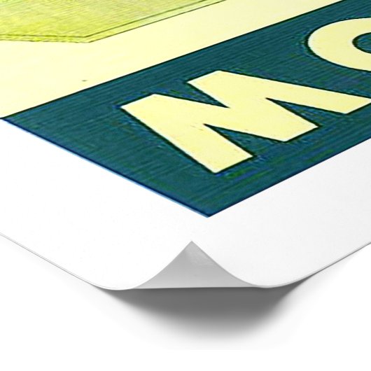 Moskou, rood plein, Rusland, , reisposter Poster (Hoek)