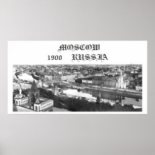 Moskou, Rusland, 1900 Poster