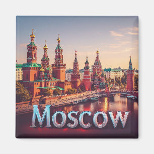🧲 Moskou Rusland Bestemming Souvenir 🇷🇺 Magneet