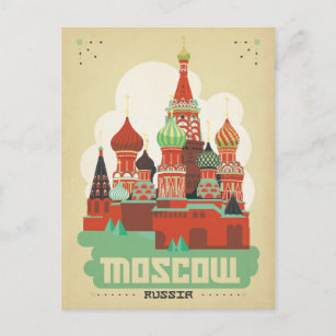 Moskou, Rusland Briefkaart