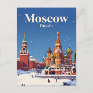 Moskou Rusland Briefkaart