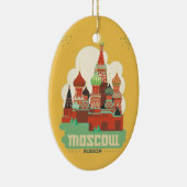 Moskou Rusland Keramisch Ornament (Rechts)