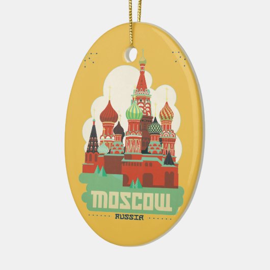 Moskou Rusland Keramisch Ornament (Links)