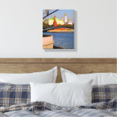 Moskou Rusland Kremlin Architecture Moskva River Canvas Afdruk (Insitu (Slaapkamer))