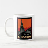 moskou rusland kremlin art deco retro koffiemok (Links)