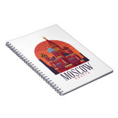 Moskou Rusland Kremlin Skyline Notitieboek (Rechterzijde)