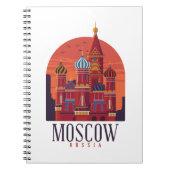 Moskou Rusland Kremlin Skyline Notitieboek (Voorkant)