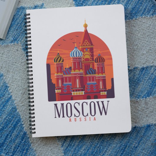 Moskou Rusland Kremlin Skyline Notitieboek