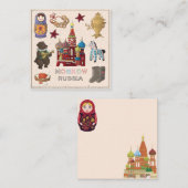 Moskou, Rusland Notitiekaartje (Voorkant / Achterkant)