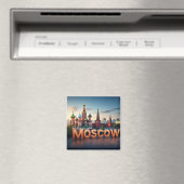 🧲 Moskou Rusland Reis Herinnering 🇷🇺 Magneet (Insitu (Vaatwasser))
