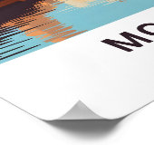 Moskou Rusland Reisprint Poster (Hoek)