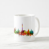 Moskou Rusland Skyline Koffiemok (Voorkant rechts)