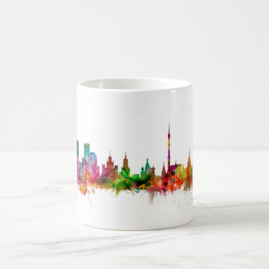 Moskou Rusland Skyline Koffiemok (Center)