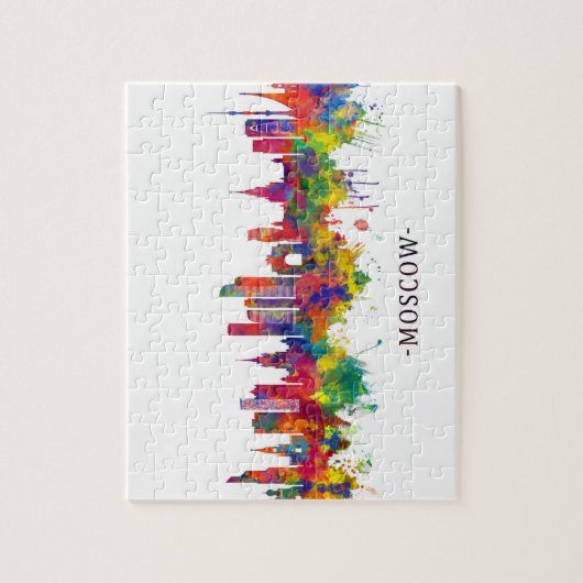 Moskou Rusland Skyline Legpuzzel (Verticaal)