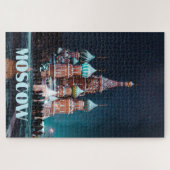 Moskou Rusland St. Basilkathedraal Legpuzzel (Horizontaal)