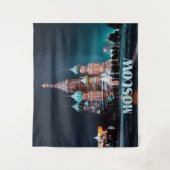 Moskou Rusland St. Basil's Kathedraal Wandkleed (Voorkant)