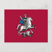 Moskou, Russische vlag Briefkaart (Voorkant)