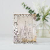 Moskou schrijfkaart briefkaart (Staand voorkant)