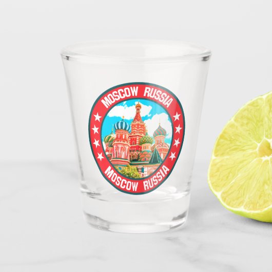 Moskou Shot Glas (Voorkant)