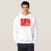 Moskou Sint-Basilkathedraal Roodplein Schets Hoodie (Voorkant volledig)