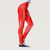 Moskou Sint-Basilkathedraal Roodplein Schets Leggings (Rechts)