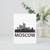 Moskou Skyline Briefkaart (Staand voorkant)