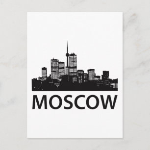 Moskou Skyline Briefkaart
