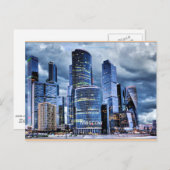 Moskou Skyline Briefkaart (Voorkant / Achterkant)