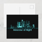 Moskou Skyline Briefkaart (Voorkant / Achterkant)