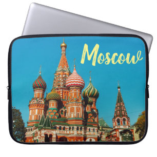 Moskou St. Basiliuskathedraal Computer Laptop Hoes