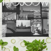 Moskou Stad St Basilius Kathedraal Architectuur St Theedoek (Gevouwen)