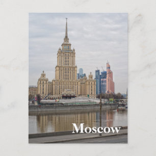 Moskou stadsgezicht briefkaart