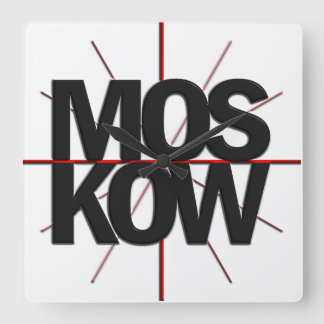 Moskou-tijdzone wandklok