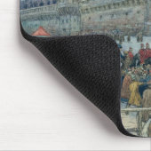 Moskou, vertrek na een gevecht muismat (Hoek)