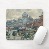 Moskou, vertrek na een gevecht muismat (Met muis)