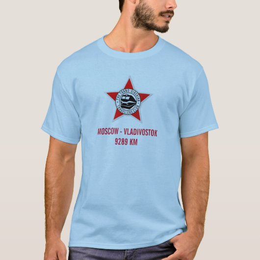 Moskou - Vladivostok T-Shirt (Voorkant)
