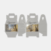 Moskou. Winter. leeuwsculptuur. Bedankdoosjes (Uitgevouwen)