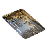 Moskou. Winter. leeuwsculptuur Magneet (Rechterzijde)