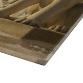 Moskou. Winter. leeuwsculptuur Snijplank (Hoek)