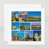 Moskouse City Kremlin Moskva Architecture Flat Kaa (Voorkant / Achterkant)