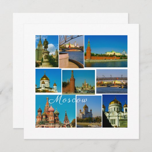 Moskouse City Kremlin Moskva Architecture Flat Kaa (Voorkant / Achterkant)