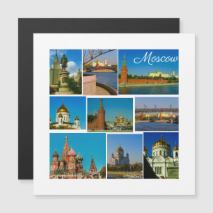 Moskouse City Kremlin Moskva Architecture Magnet