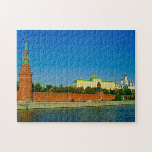 Moskouse City Kremlin Moskva Landscape Architectur Legpuzzel