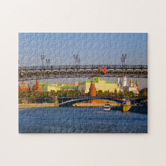 Moskouse City Kremlin Moskva Landscape Architectur Legpuzzel (Horizontaal)