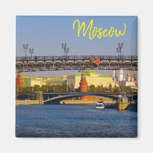 Moskouse City Kremlin Moskva Landscape Architectur Magneet