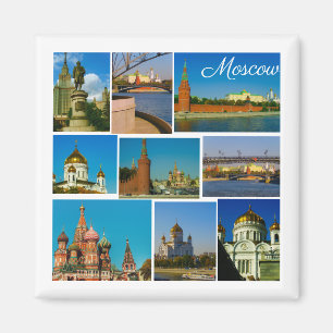 Moskouse City Kremlin Moskva Landscape Architectur Magneet