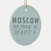 Moskouse Lengtegraad Keramisch Ornament (Rechts)