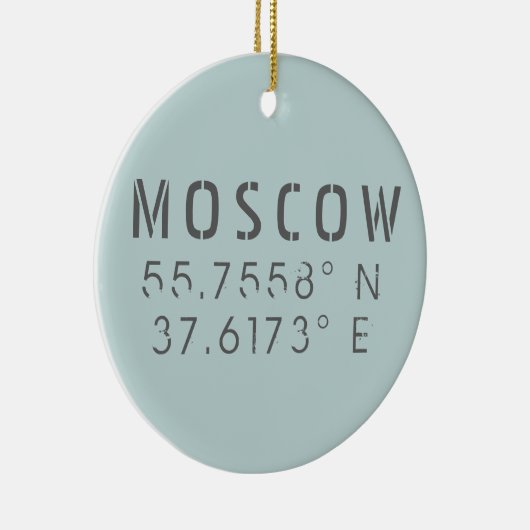 Moskouse Lengtegraad Keramisch Ornament (Rechts)